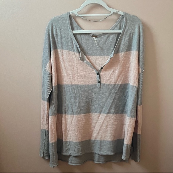 Free People Beach Long Sleeve Top - Picture 1 of 3
